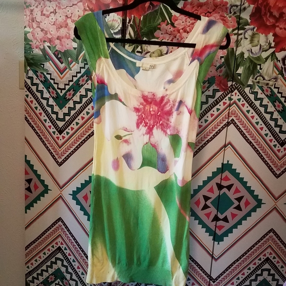 F21 Flower Mini Dress - Picture 6 of 7